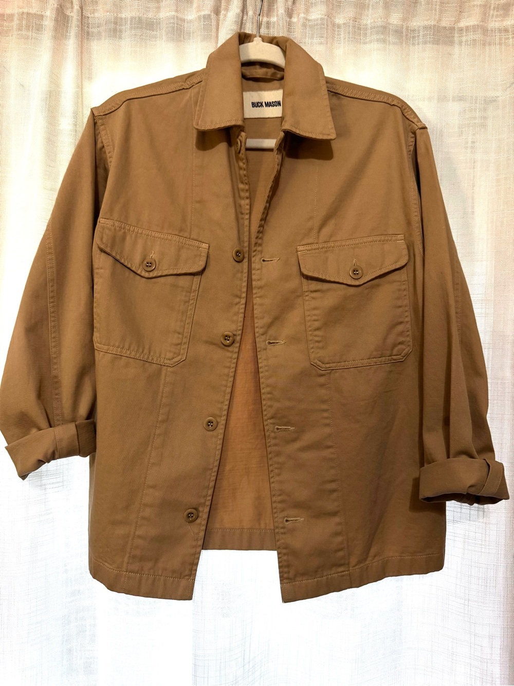 Buck Mason Utility Jacket in Brown/Tan
